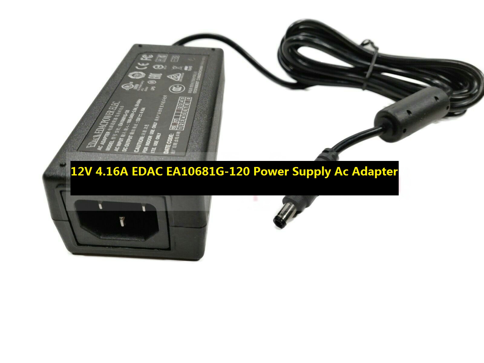 *Brand NEW*12V 4.16A EDAC EA10681G-120 Power Supply Ac Adapter